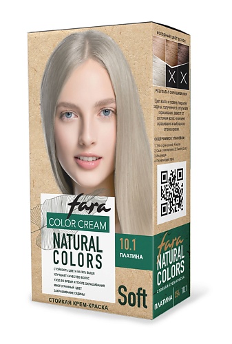 FARA Краска для волос Natural Colors Soft, 354 - Платина